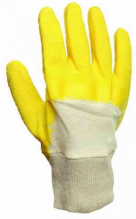 CERVA - TWITE rukavice máčené v latexu - velikost 10